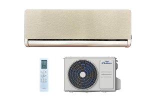 Fisher FSAIF-ART-94AE3-G-BR Arany-Aranybarna Textil Előlapos Inverteres Split klíma  (Cserélhető előlap!)